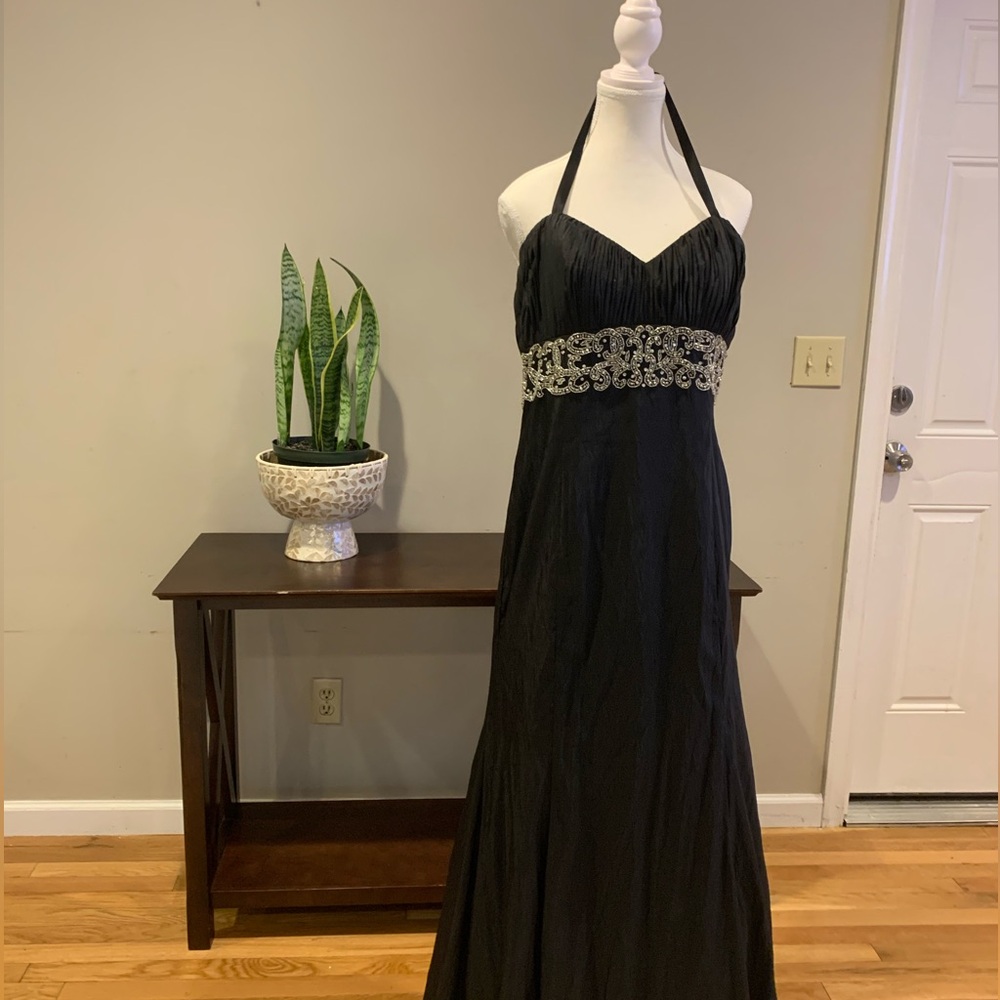 Camille la vie beaded evening dress